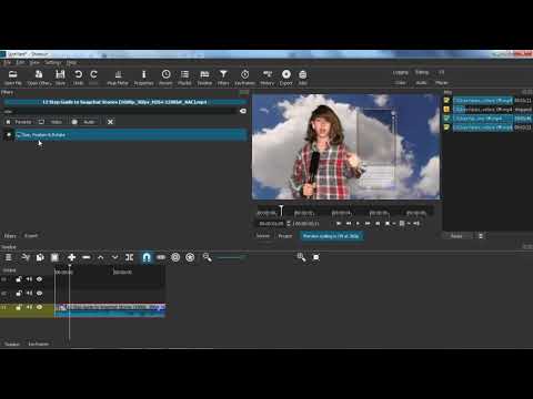 how to zoom in and out of shotcut 2020  Version 20.09.27