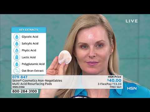 Skinn Cosmetics NonNegotiables MultiAcid Resurfacing Pads