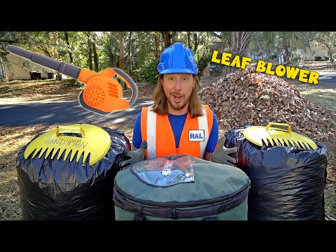 Leaf Blowers for Kids | Lawn Mower song for Kids - Kingdom Kids Zone, Sing With Me - Handyman Hal - Music for Kids