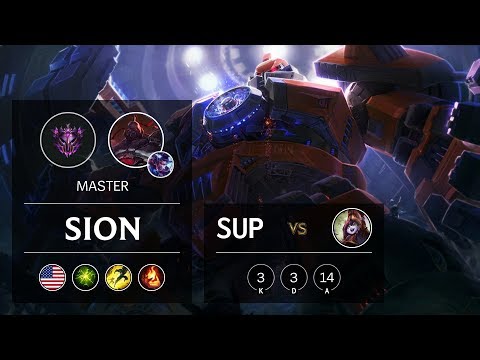 Sion Support vs Lulu - NA Master Patch 9.9