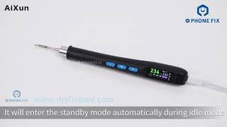 Introducing AIXUN T208 Mini Smart Soldering Iron Station (Operation & Instructions)