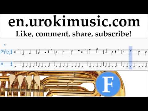 How to Play Tuba Ozuna - Dile Que Tu Me Quieres Tabs Part#1 exercises, scales um-i352