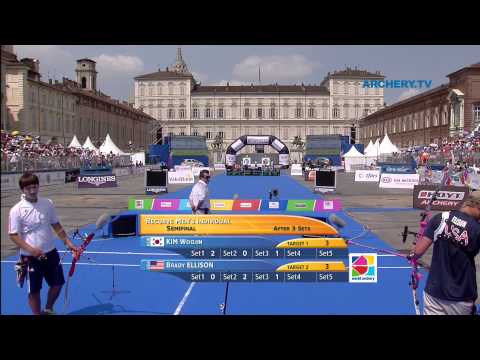 Kim Woojin v Brady Ellison — recurve men's semifinal | Turin 2011 World Championships