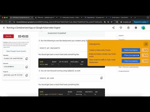 App Dev Deploying the Application into Kubernetes Engine Python GSP188