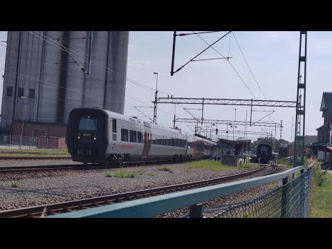 Tåg i Sölvesborg: Sommar på spåren Del 6/Summer on the tracks Part 6-Train in Sölvesborg