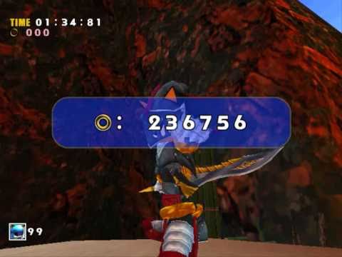 sadx speedrun on red mountain (1:34:81)