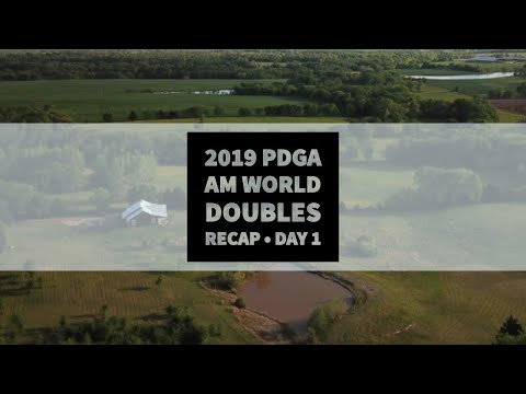 2019 PDGA Am World Doubles • Houck Design • Day 1 • Action / Interviews • Trey Deuce & Texas Twisted