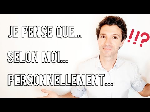 Exprimer l'opinion, l'accord, le désaccord en français | Niveau B1 B2
