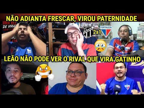 CHORO AO VIVO - REAÇÕES TORCEDORES do FORTALEZA PUTASSOS PERDERAM CLÁSSICO REI DE NOVO 