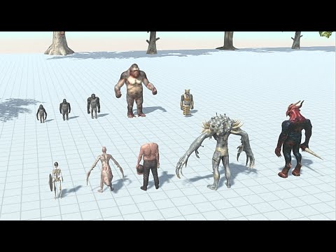Boss vs Miniboss with 3 weakest units from each faction Tournament - Animal Revolt Battle Simulator