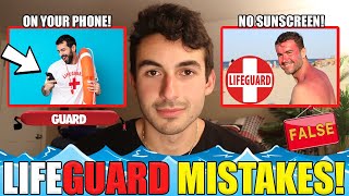 COMMON MISTAKES LIFEGUARDS MAKE WHEN WORKING! (*AVOID THESE ON YOUR NEXT JOB SHIFT!*)