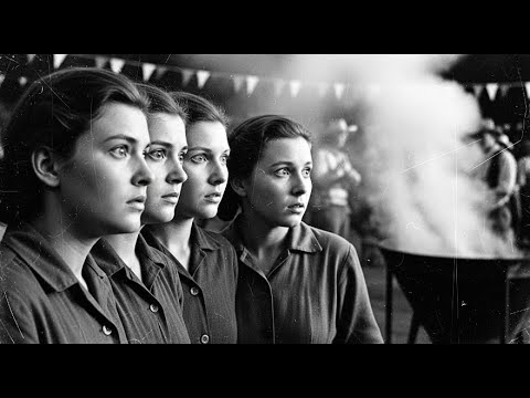 "It's Their Party, Don't Look!" German POWs Smell BBQ - Cowboys Ordered Them to Join