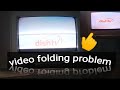CRT Tv Picture Folding Problem CRT TV Vertical Linearity Problem