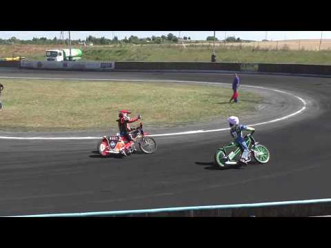 Mini żużel I runda DMP 8-125cm Wawrów 15-07-2018 Bieg 2