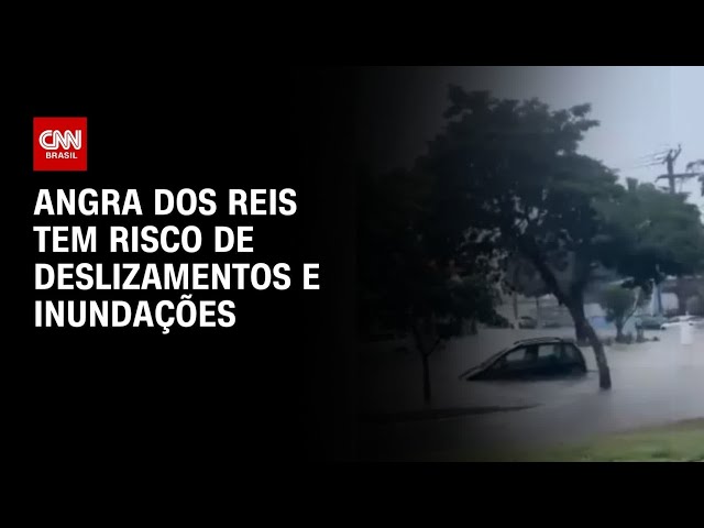 Angra dos Reis tem alerta máximo para deslizamentos | AGORA CNN