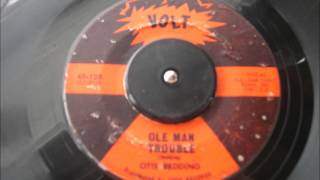 OTIS REDDING OLE MAN TROUBLE VOLT RECORD LABEL 123