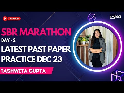 ACCA SBR - Latest Past Paper Debrief || March 2024