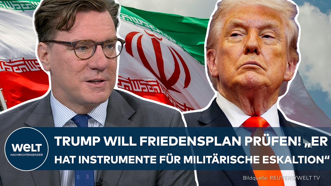 IRAN-KRIEG: Trump will Friedenslösung prüfen! „Er hat Instrumente für eine militärische Eskaltion!“