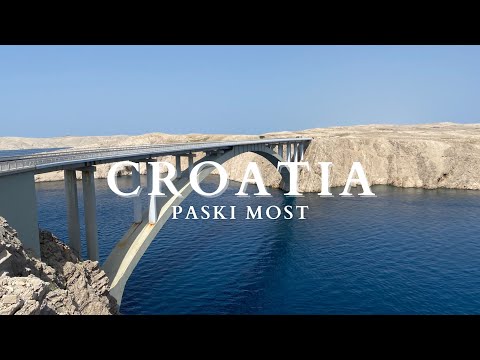 🌉 Pag Bridge (Paški Most) | Drone View | Island of Pag | Croatia | Adriatic Gateway