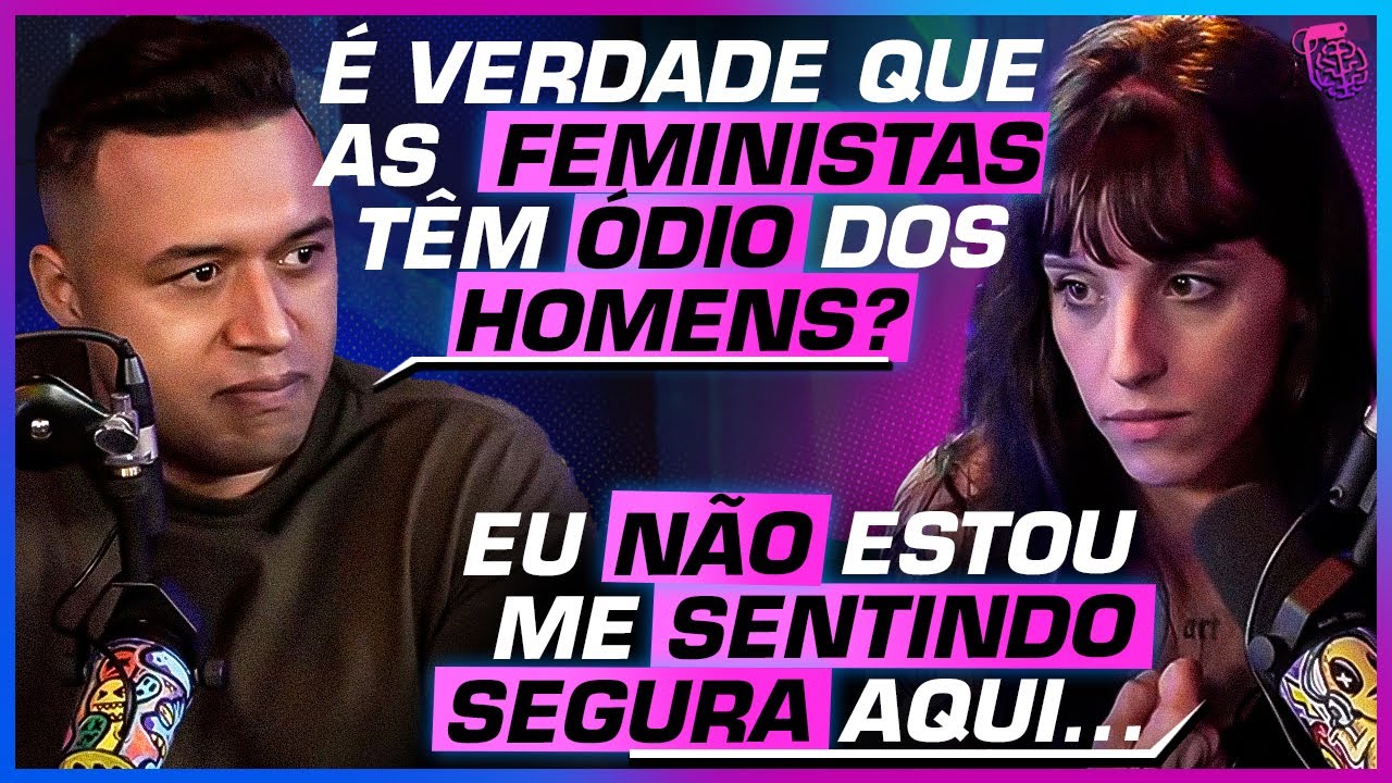 TRETA! AS FEMINISTAS TÊM ÓDIO DOS HOMENS ou NÃO? - DEBATE: RED PILL VS FEMINISTAS