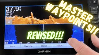 Garmin UHD 93SV Master marking waypoint with simulator