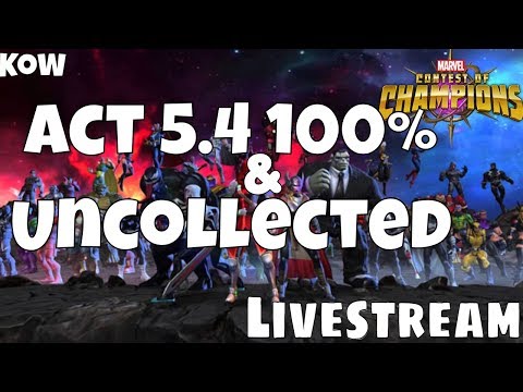 Act 5 Chapter 4 100% & Uncollected (KoW)  l  Marvel Contest Of Champions