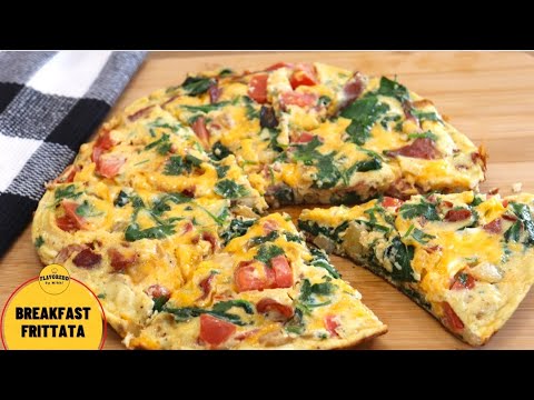 AMAZINGLY SIMPLE Breakfast Frittata | Stovetop Frittata Recipe by Flavoredd by Nikki