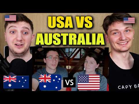 Americans React to USA vs Australia Top 5 Cultural Differences!