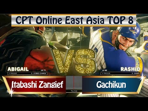 2019 SFV CPT Online East Asia - Top 8｜DNG Itabashi Zangief (Abigail) vs Gachikun (Rashid)