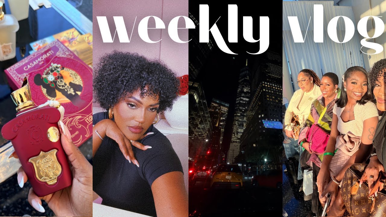 weekly vlog in my mid 30s | babe..i'm  confused!?! curly hair routine, italian 🇮🇹 fragrance event