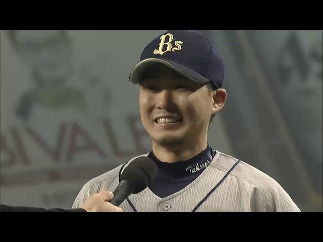 バファローズ原拓選手ヒーローインタビュー 2014/4/18 L-Bs