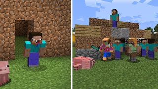 50 PLAYER QUE MEJOR MODIFIQUE MI CASA LE COMPRO LA CUENTA PREMIUM MINECRAFT