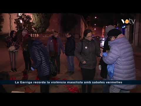 VOTV - La Garriga recorda la violència masclista amb sabates vermelles