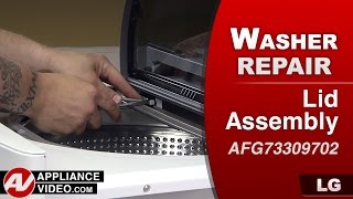 LG Washer: Cosmetic Damage Lid Assembly Repair