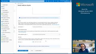 Azure portalında Windows Server sanal makinesi oluşturma