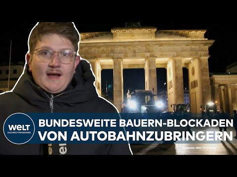 BAUERN-BLOCKADE: Warnung vor Gewalt - Sorge vor rechter Unterwanderung steigt | WELT Thema