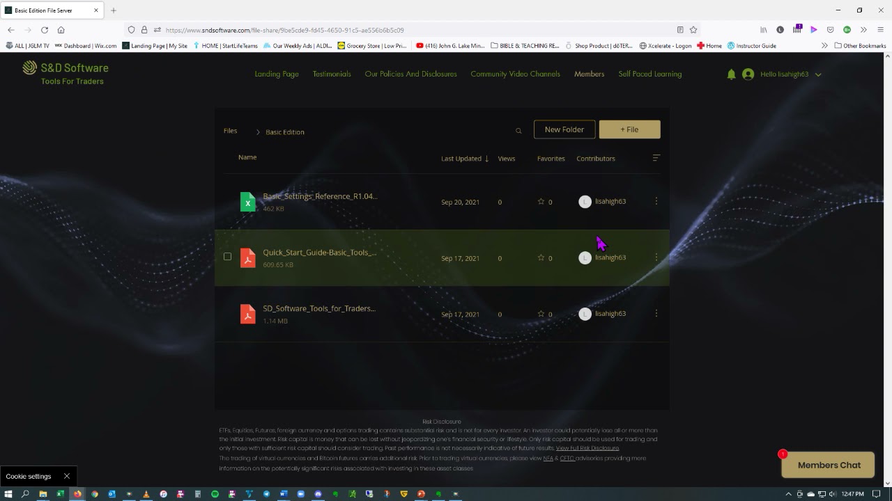Basic Settings Reference File