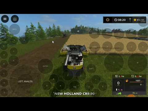 Colheita e planta de soja farming simulator 17 🚜 Mapa BJORNHOLM Android moto G5