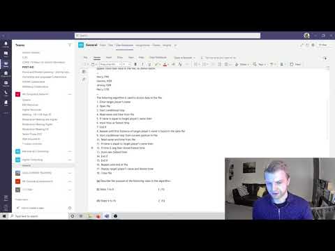 Standard Algorithm Questions (Higher Computing)