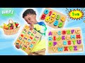 Learn ABCs Numbers Fruits And Vegetables In 1 Hour Asher S Learning Adventures
