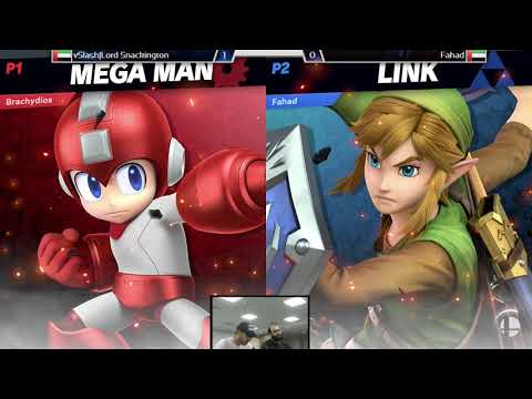Ultimate Premiere: vSlash | Lord Snackington (Palutena, Mega Man) vs Fahad (Link) - WF