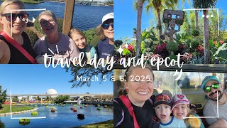 Travel Day & Epcot Flower & Garden Festival - Walt Disney World Vlog, March 2025