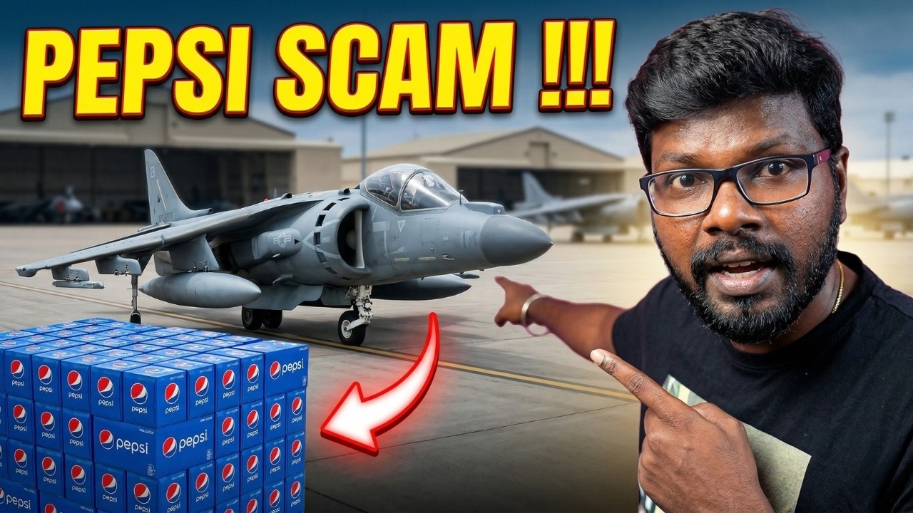 Biggest Scam in Advertising History? | பெப்சி குடித்து போர் விமானம் வாங்க மு