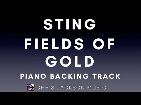 Sting - Fields of Gold | Piano Backing Track / Karaoke