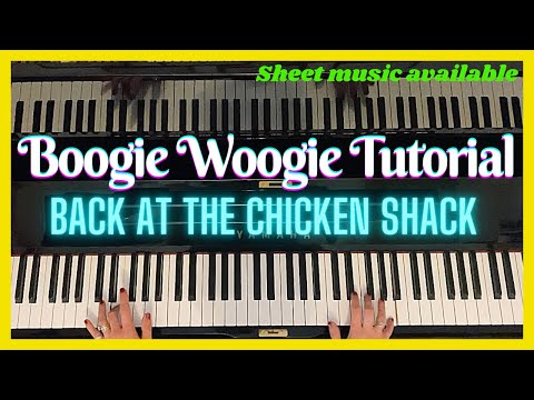 Boogie woogie tutorial. 12 bar blues lesson Back at the Chicken Shack arr. by Arthur Migliazza.