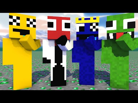 SKIRII JOANA FIRST MEET HIDING APHMAU AND RAINBOW FRIENDS - MINECRAFT ANIMATION #shorts