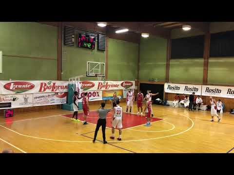 Cestistica Barletta vs Adria Bari - 1st half (Gabriel Adersteg #6 white)