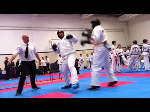 Tommy Nolan Leinster Tae Kwon Do Championships 2011 +70kg