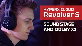 Video thumbnail for Sound Stage & Dolby Surround 7.1 Funktionen des HyperX Cloud Revolver S by HyperX Deutschland