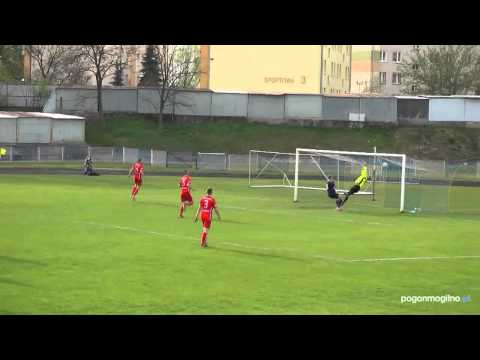 Bramka Błażeja Duszyńskiego z meczu Pogoń - Włocłavia